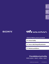 Sony NWZ-A845 Operating instructions