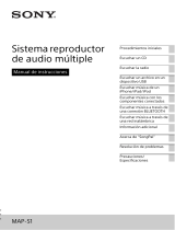 Sony MAP-S1 User manual