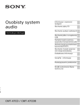 Sony CMT-X7CDB User manual