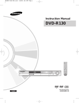 Samsung DVD-R130 User manual