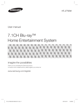 Samsung HT-J7750W User manual