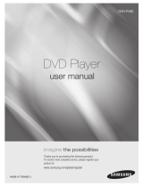 Samsung DVD-P490 User manual