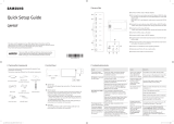 Samsung QM98F Quick start guide