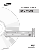 Samsung DVD-VR300 User manual