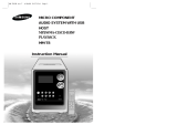 Samsung MM-T8 User manual