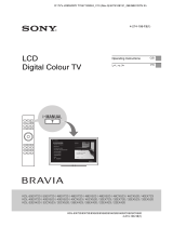 Sony KDL-46EX723 Operating instructions