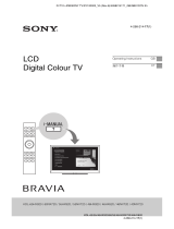Sony KDL-46HX820 User manual