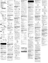 Sony SRF-M97 Operating instructions