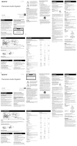 Sony ZS-S4iP Operating instructions