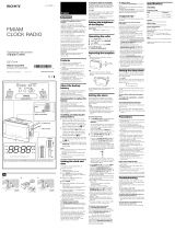 Sony ICF-C414 Operating instructions