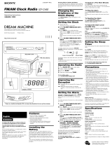Sony ICF-C492 Operating instructions