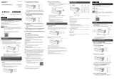 Sony SRS-X3 Quick start guide