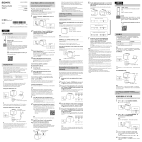 Sony SRS-X11 Quick start guide