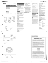 Sony SRS-A212 Operating instructions