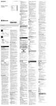 Sony MDR-XB70BT Reference guide