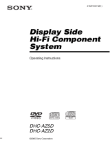 Sony DHC-AZ5D Operating instructions