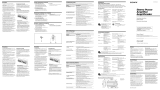 Sony XM-552ZR Operating instructions