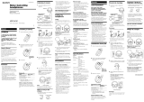 Sony MDR-NC50 User manual