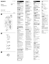 Sony MDR-EX38IP User manual