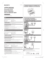 Sony STR-DG520 Installation guide