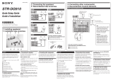 Sony STR-DG910 Installation guide