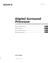 Sony SDP-EP9ES User manual