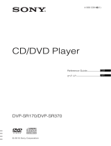 Sony DVP-SR370 Operating instructions