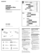 Sony CDX-F5000 Owner's manual