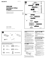 Sony CDX-F5700 User manual