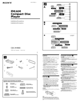 Sony CDX- M9900 User manual