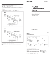 Sony CDX-C7500 Installation guide