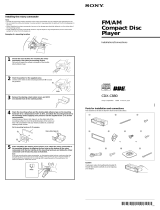 Sony CDX-C880 Installation guide
