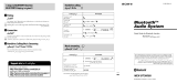 Sony MEX-BT3600U Operating instructions