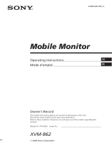 Sony XVM-B62 User manual