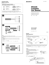 Sony XR-CA320X Installation guide