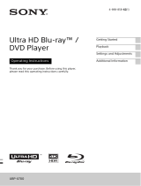 Sony UBPX700 User manual