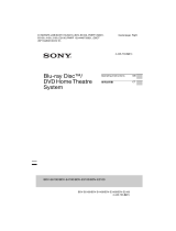 Sony BDV-E3100 Operating instructions