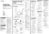Sony D-E800 User manual
