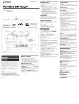 Sony D-EJ010 Operating instructions