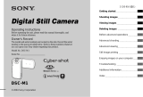 Sony Cyber Shot DSC-M1 User manual