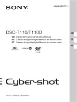 Sony DSC-T110D Operating instructions