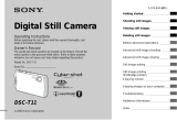 Sony DSC-T11 Operating instructions