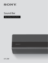 Sony HT-Z9F Operating instructions