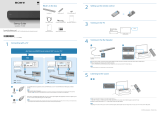 Sony HT-S100F Quick start guide