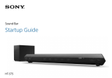 Sony HT-ST5 Quick start guide