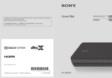 Sony HT-X9000F Operating instructions