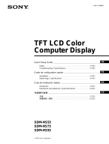 Sony SDM-HS93 Owner's manual