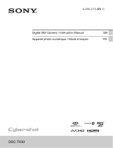 Sony DSC-TX30 Operating instructions