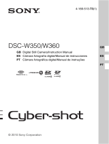 Sony DSC-W350 Operating instructions