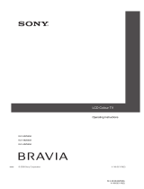 Sony KLV-40Z550A Operating instructions